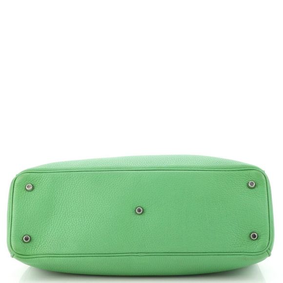 Christian Dior Diorissimo Tote Pebbled Leather Large Green - Picture 5 of 10